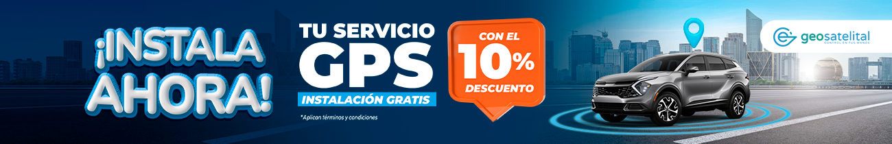 10% de descuento en GPS Vehicular de Geosatelital